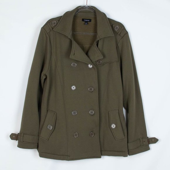 plus size winter pea coats
